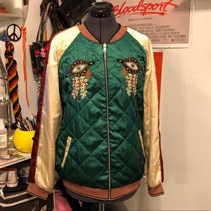Scotch & Soda Silk Reversible Bomber